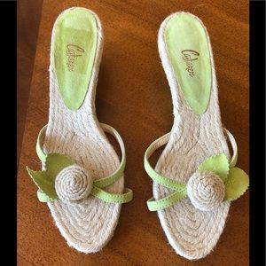 Castaner castañer suede wedge sandals